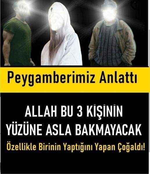 Ahirette bunların yüzüne